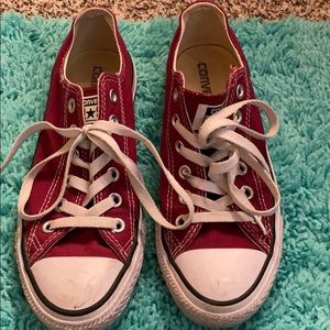 Maroon Converse